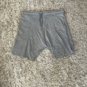 Topman cutoff sweat shorts